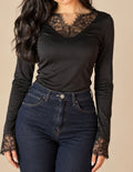 V lace top